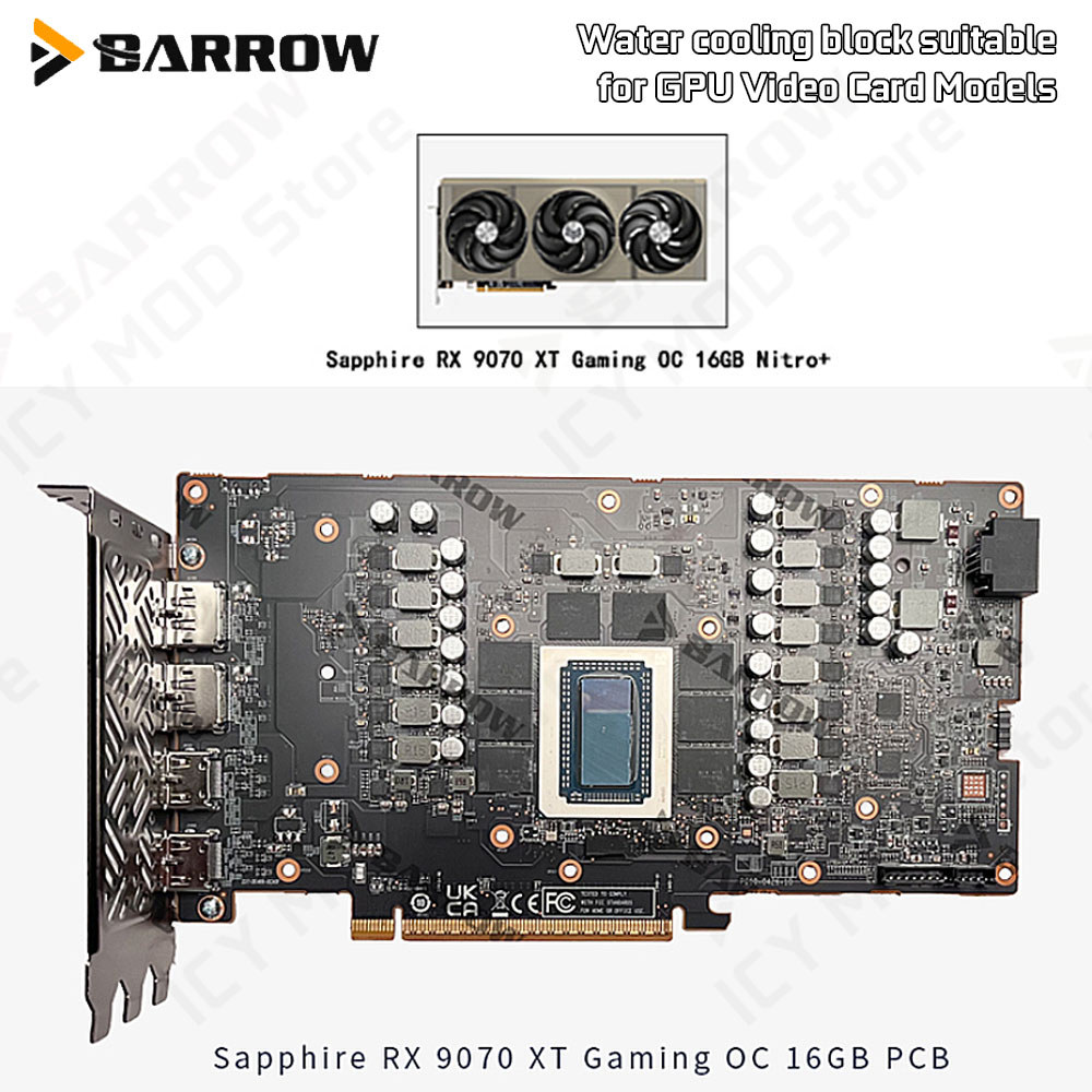 Barrow Graphics Card Water Coo - Rx 9070 16Gb review and price