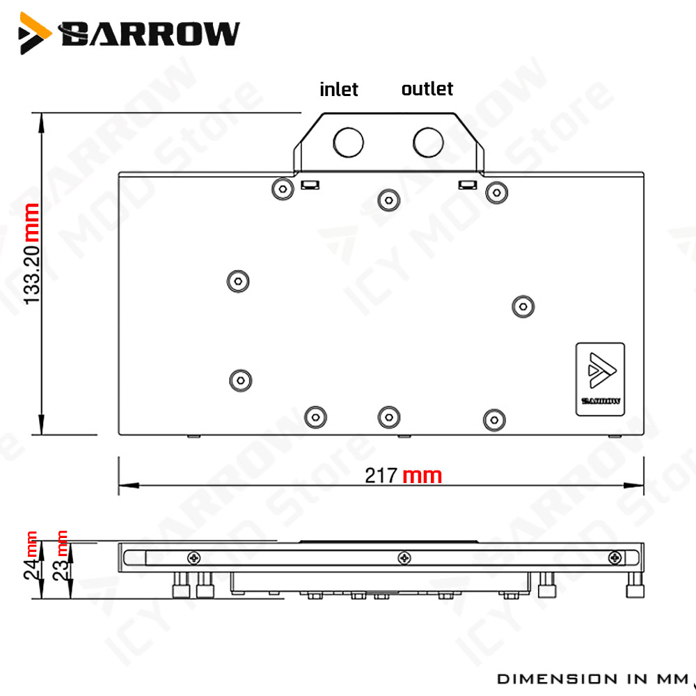 Barrow Graphics Card Water Coo - Rx 9070 16Gb review and price